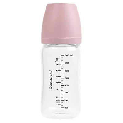 Бутылочка для кормления стеклянная 240 мл Paomma GB214 Zephyr 1